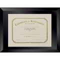 Beveled Glass Certificate/ Document Frame (11"x14"x1/4", For 8"x10" Sheet)
